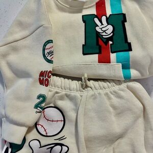 Mickey Sweatshirt and Pants Set